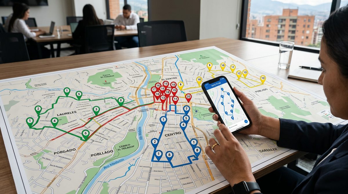 Optimiza la cobertura territorial de tu equipo